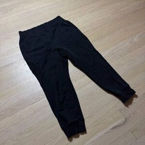Lululemon Scuba High-Rise Jogger Black Fleece Sweatpants 24 Inch Inseam